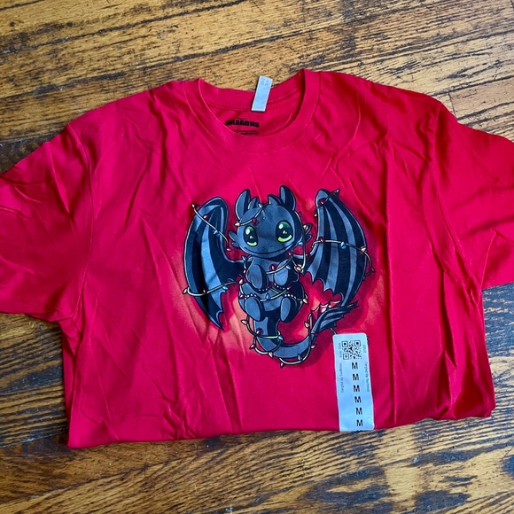 Holiday tee turtle shirt with Toothless - Picture 2 of 3